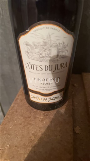 Jura Côtes-du-Jura Caveau des Jacobins Pinot Noir 2018