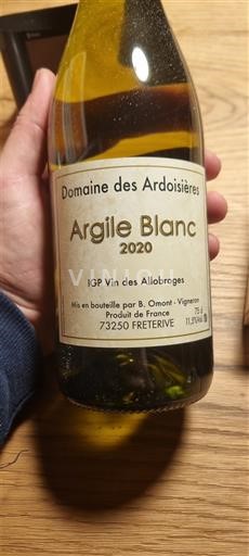 Alps and Rhodanian Region Wines of the Allobroges Domaine S Ardoisières Argile Blanc 2020