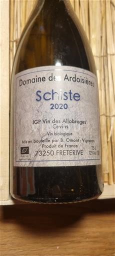 Alpen und Rhônetal Weine der Allobroger Domaine S Ardoisières Schiste 2020