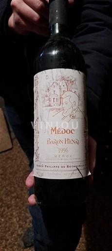 Bordeaux Médoc Baron Henri 1996