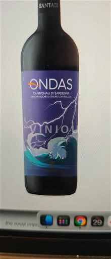 Sardaigne Cannonau di Sardaigne Santadi Ondas 2023