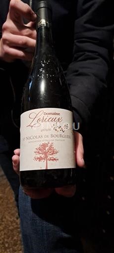 Rượu vang Rouge sec Domaine Lorieux 2020 Pháp Thung lũng sông Loire Saint-Nicolas-De-Bourgueil AOC