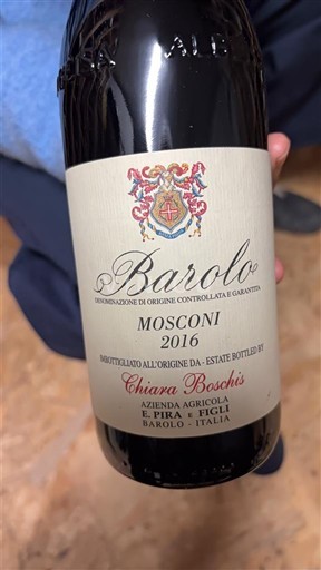 Piémont Barolo Chiara Boschis (E. Pira & Figli) Mosconi 2016