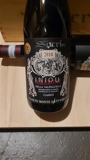 Vénétie Speri Vigneto Monte Sant'Urbano 2010