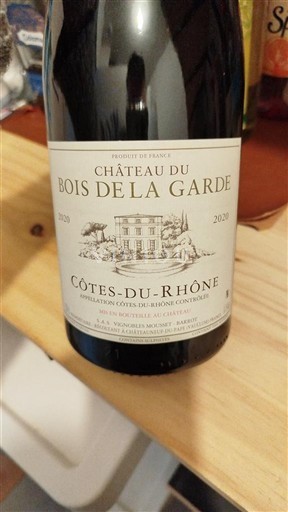 Рона Кот-дю-Рон Château Bois de la Garde 2020