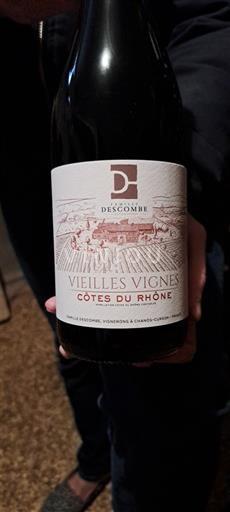 Valle del Ródano Côtes del Ródano Descombe Vieilles Vignes 2022