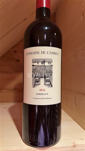 Bordeaux Domaine Cambes 2016