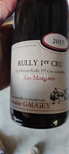 Bourgogne Premier Cru Domaine Gaugey Les Margotés 2017