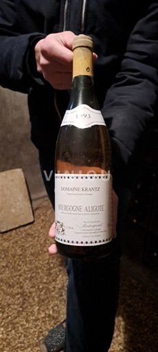 Burgundija Bourgogne Aligoté Domaine Krantz 1993