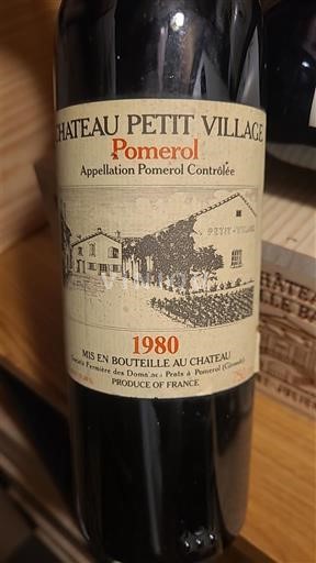 Bordeaux Pomerol Château Petit Village 1980