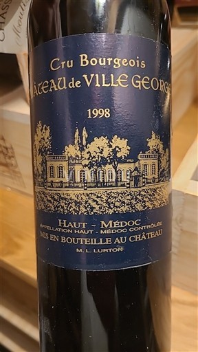 Bordeaux Haut-Médoc Château Villegeorge 1998
