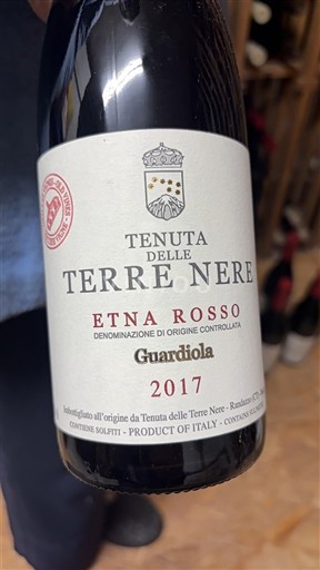 Sicilien Ikke specificeret Tenuta delle Terre Nere Guardiola 2017