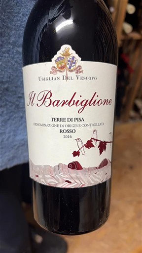 Toscana Terre di Pisa Usiglian Del Vescovo Il Barbiglione 2016