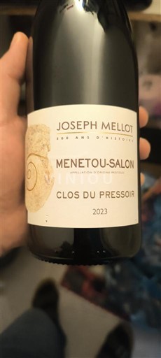 Vale do Loire Menetou-Salon Joseph Mellot Clos du Pressoir 2023