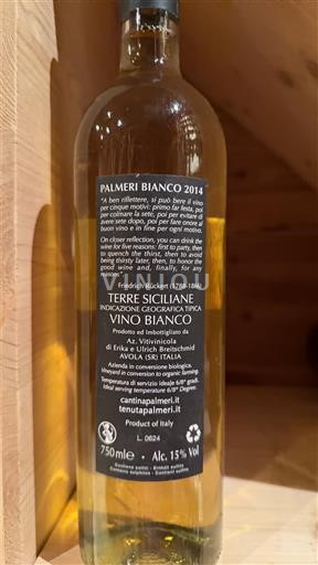 Сицилія Терре Січіліане Palmeri Bianco 2014