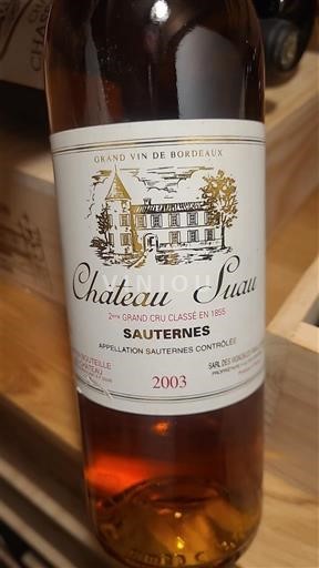 Бордо Сотерн Grand Cru Château Suau 2003