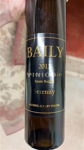 Kalifornské AVA Temecula Valley Baily Serenity 2011