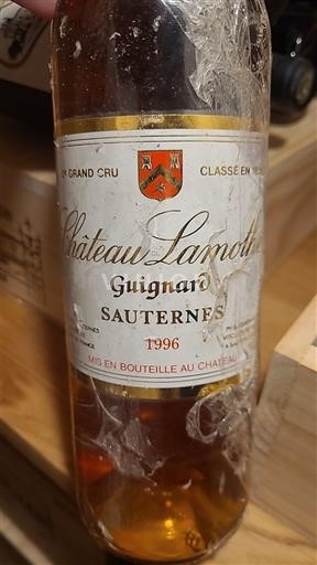 Bordeaux Sauternes Grand Cru Château Lamothe Guignard 1996