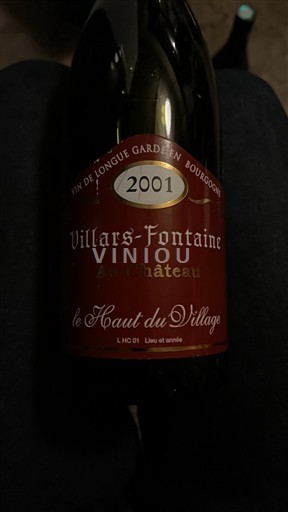 Borgonha Villars-Fontaine Au Château le Haut du Village 2001