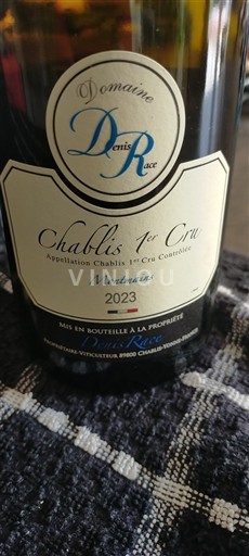 Borgogna Chablis Premier Cru Denis Race Montmains 2023