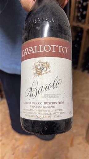 Piëmont Barolo Cavallotto Riserva Bricco Boschis Vigna San Giuseppe 2000