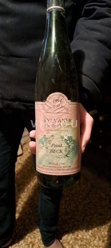 Alsace Sylvaner Paul Beck Vieilles Vignes 1994