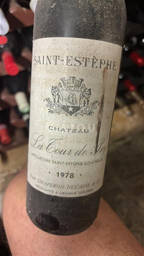 Bordeaux Saint-Estèphe Château La Cour de Pez 1978