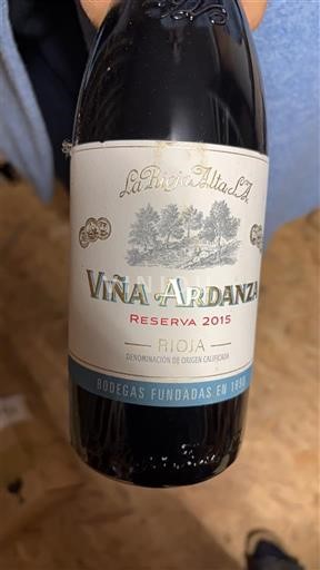 La Rioja Rioja La Rioja Alta S.A Viña Ardanza Reserva 2015
