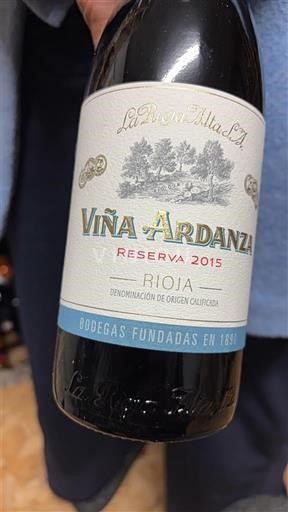 La Rioja Rioja La Rioja Alta S.A Viña Ardanza Reserva 2015