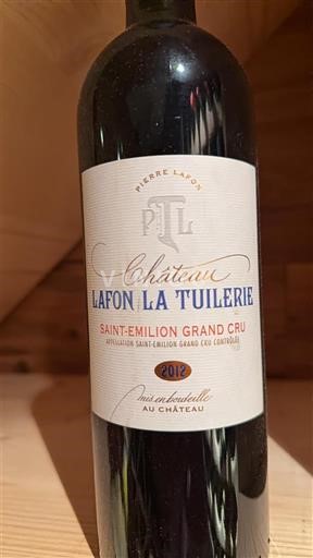 Bordeaux Saint-Émilion Grand Cru Grand Cru Château Lafon la Tuilerie 2012