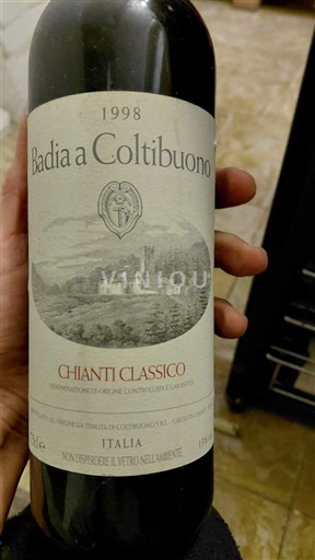 Toscana Chianti Classico Badia a Coltibuono 1998
