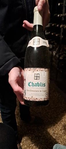 Víno Blanc sec Les Chevaliers de Ligny 1999 Francie Burgundsko Chablis AOC