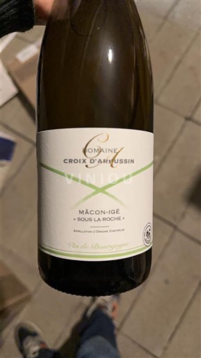 Burgund Mâcon und Mâcon-Dörfer Domaine Croix d'Artussin Sous la Roche Ohne Jahrgang
