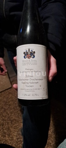 Rheingau Weingut E. Sohns Rüdesheimer Drachenstein Riesling Kabinett Trocken 2006