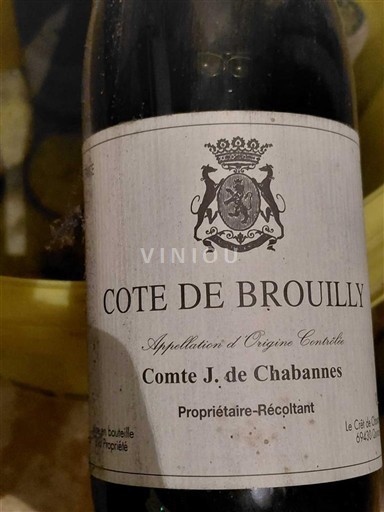 Beaujolais Côte-de-brouilly Comte J. de Chabannes Sin añada