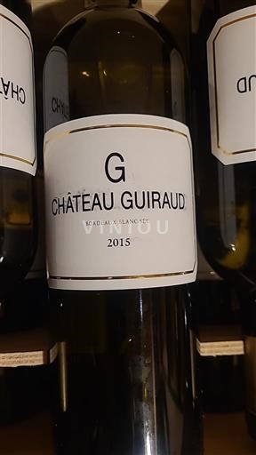 Bordeaux Bordeaux blanc Château Guiraud G 2015