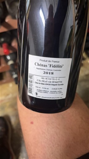 Beaujolais Chénas Château Durette Fidélité 2018