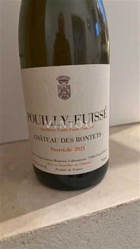Burgundy Pouilly-Fuissé Château S Rontets Pierrefolle 2021