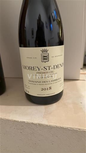 Bourgogne Morey-saint-denis Premier Cru Domaine S Lambrays Les Loups 2018