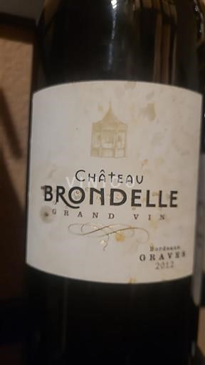 Bordeaux Graves Château Brondelle Grand Vin 2012