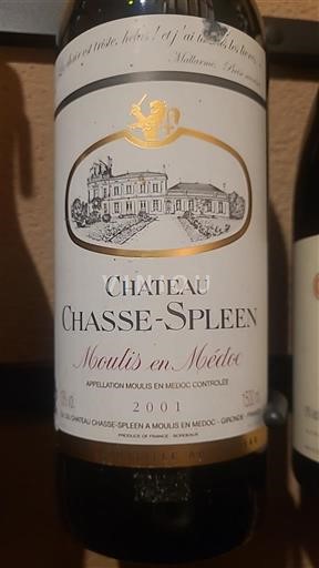 Bordeaux Moulis-en-Médoc Château Chasse-Spleen 2001