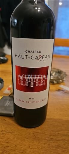 Bordeaux Lussac-saint-émilion Château Haut-Gazeau 2022
