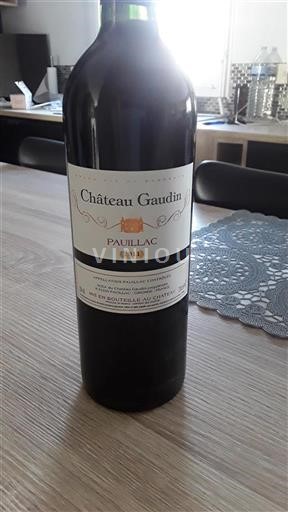 Bordéus Pauillac Chateau Gaudin 2011