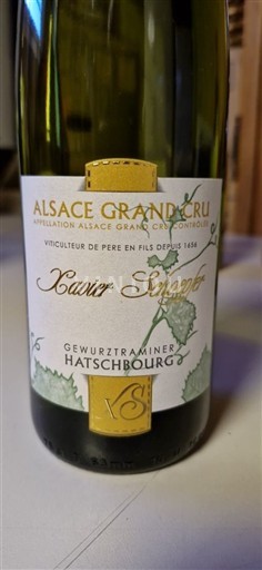 Alsazia Alsazia Grand Cru Grand Cru Xavier Schoepfer Gewurztraminer Hatschbourg 2019