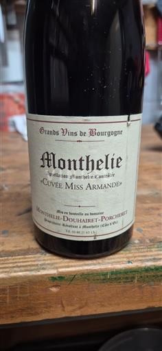 Borgogna Monthélie Monthélie-Douhairet-Porcheret Miss Armande Senza annata