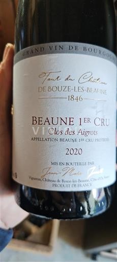 Burgundi Määrittelemätön Premier Cru Château Bouze-lès-Beaune Clos des Aigrots 2020