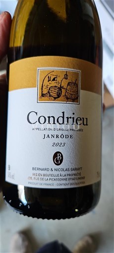 Valle del Rodano Condrieu Bernard & Nicolas Gariby Janrode 2023