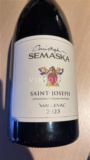 Rhône Valley Saint Joseph Christophe Semaska Malleval 2023