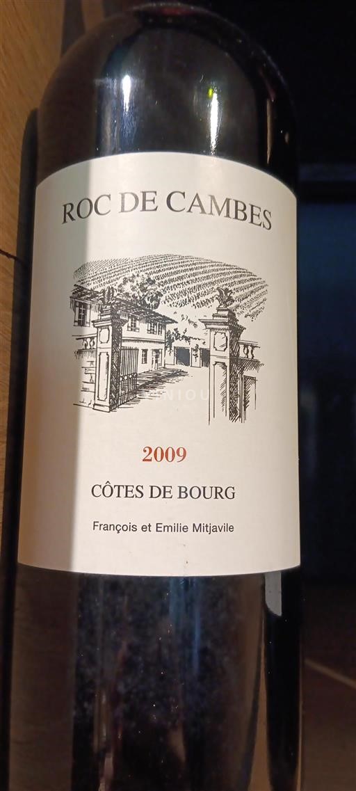 Bordéus Côtes-de-bourg Roc de Cambes  2009