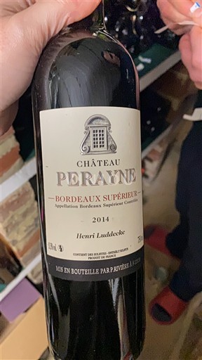 Bordeaux Bordeaux superiore Château Perayne 2014
